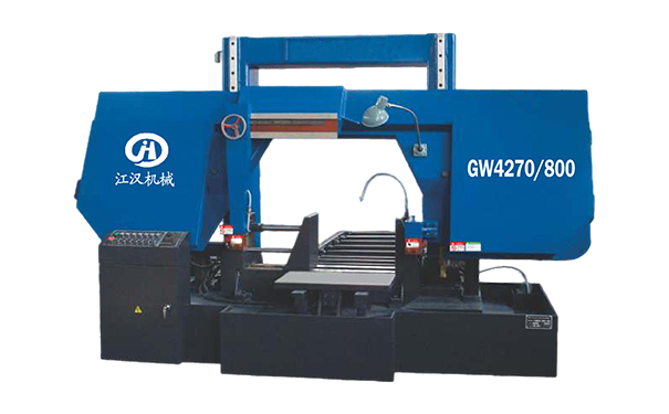 娄星GW4270/800双柱龙门卧式带锯床